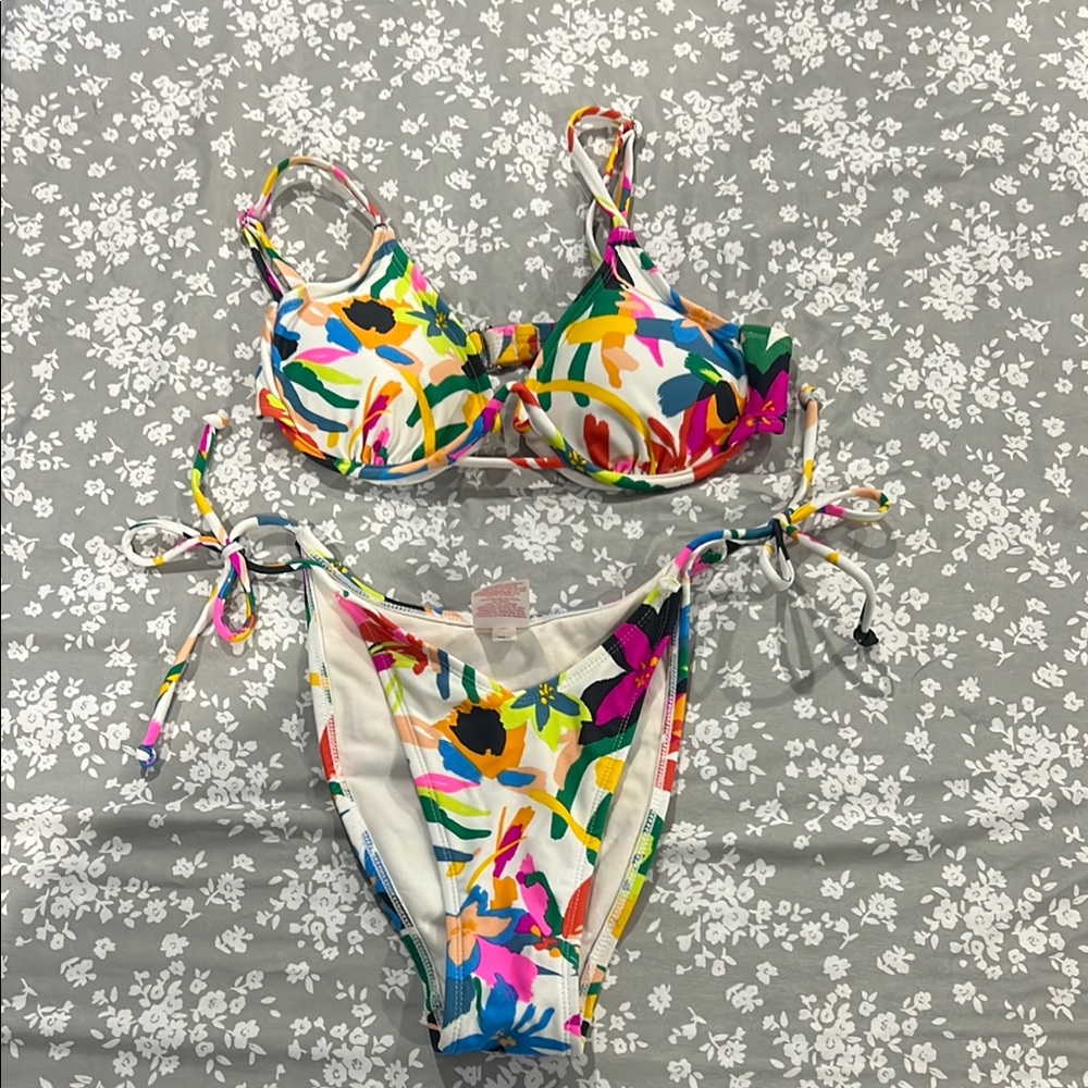 Target Multicolor Floral Bikini Set